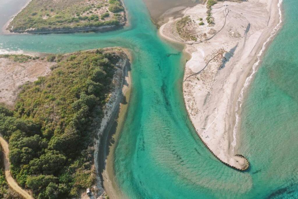 Marine De Bravone T2 Terrasse Front De Mer - Plage Pieds Dans L'Eau - Clim - Piscine - Wifi Linguizzetta Εξωτερικό φωτογραφία