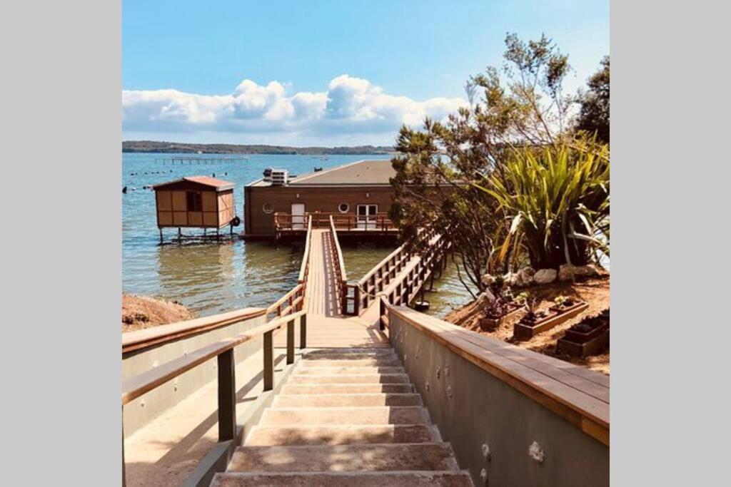 Marine De Bravone T2 Terrasse Front De Mer - Plage Pieds Dans L'Eau - Clim - Piscine - Wifi Linguizzetta Εξωτερικό φωτογραφία